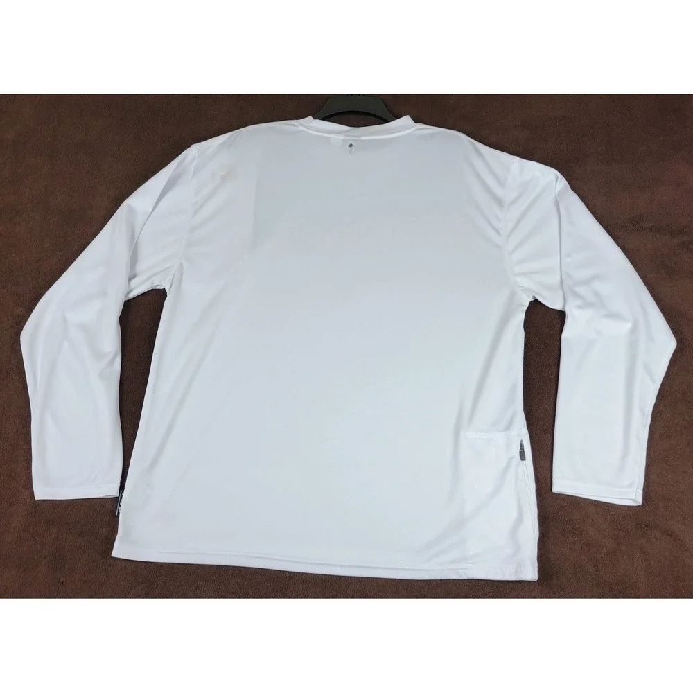 Scottevest TEC Technology Enabled Clothing White Long Sleeve Shirt XL Travel Top
